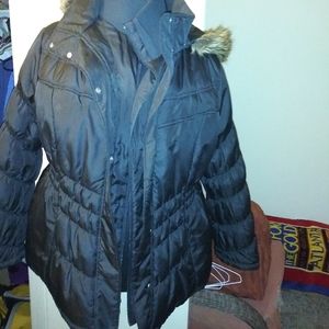 Black winter coat